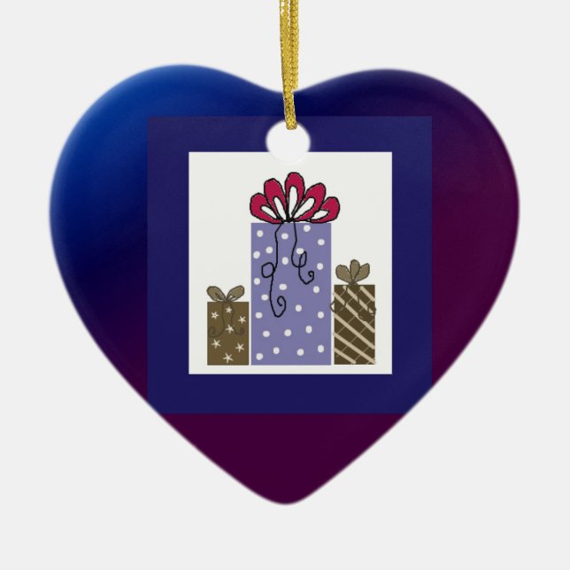 Hübsche verschraubte Pressen Keramik Ornament (Vorne)