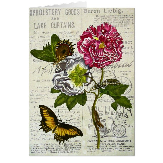 Hübsche Vintage Collage (Vorne)