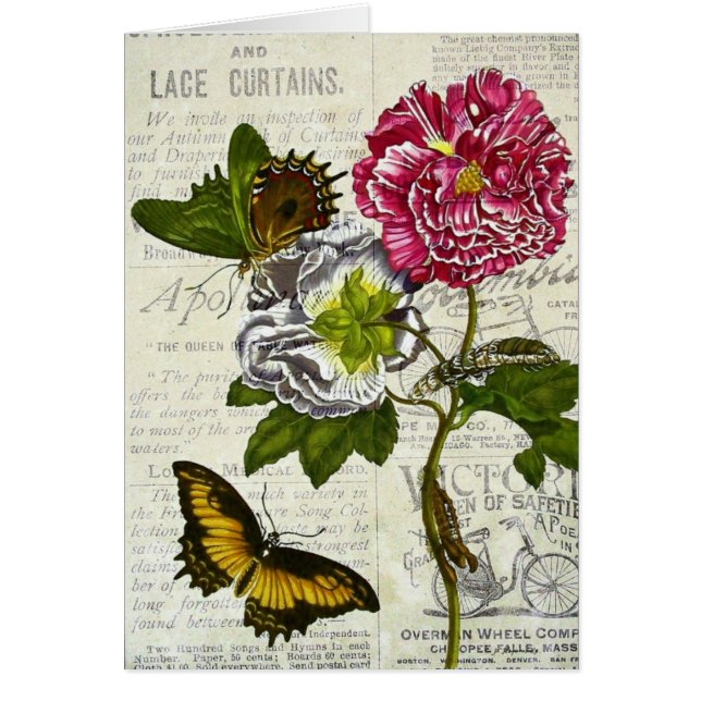 Hübsche Vintage Collage (Vorne)