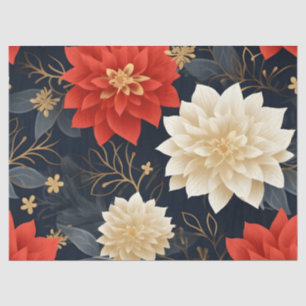 Hübsche Vintage Inspirierte Bright Pastel Dahlia Seidenpapier