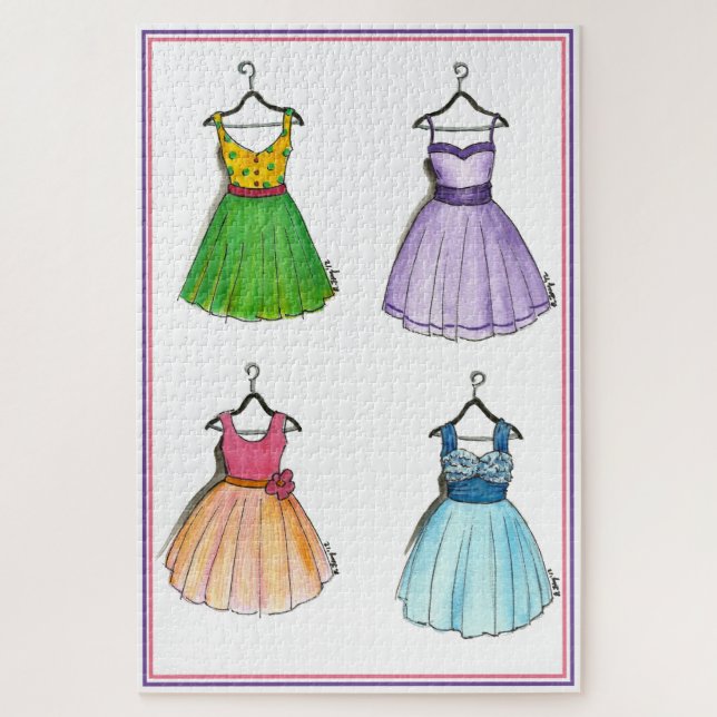 Hübsche Vintage Kleidung Prom-Party-Kleider der 50 (Vertikal)