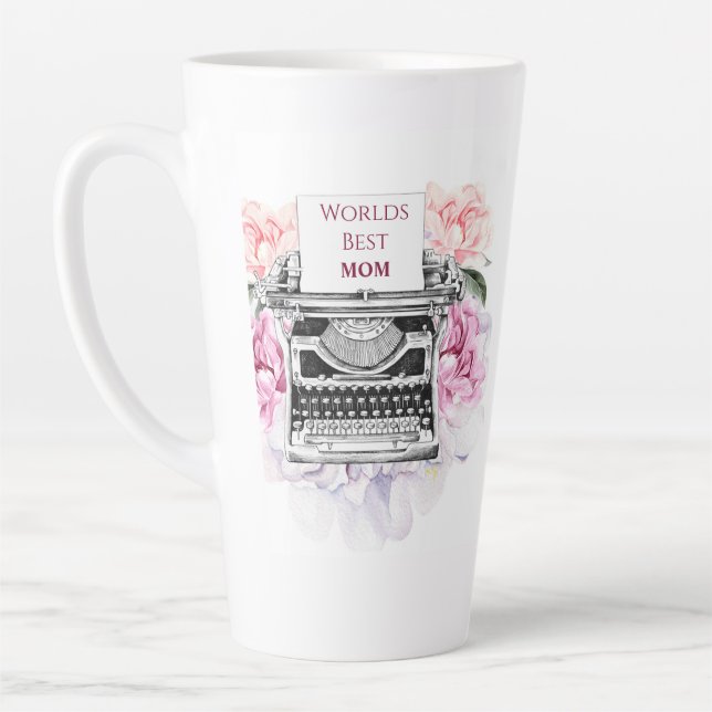 Hübsche Vintage Mama Mütter Tag Tasse (Links)