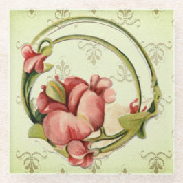 Hübsche Vintage Minze Bläschen Untersetzer