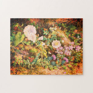 Hübsche Vintage-Petunien-Blumen-Blumenmalerei