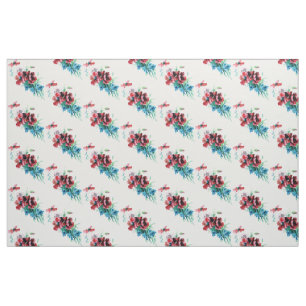 Hübsche Vintage Poppies Stoff