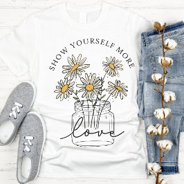 Hübsche Vintage Wildblumen Bouquet T-Shirt