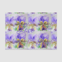 Hübsche Viola Blume Floral Lila Muster Liebe