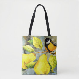 Hübsche Vogel Birnenbaum-Taschentasche Tasche