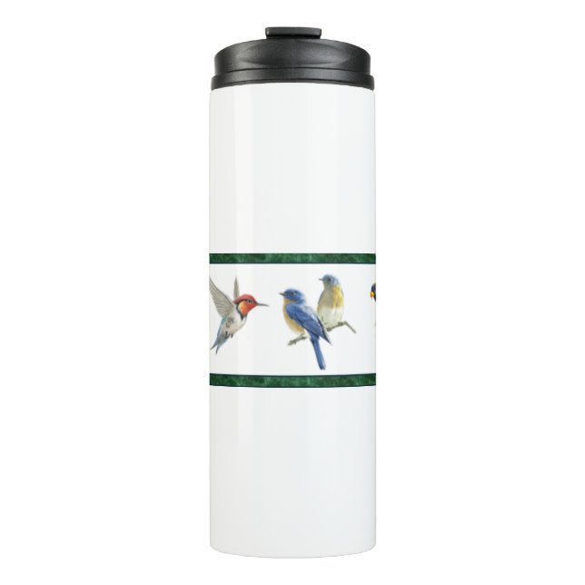 Hübsche Vögel (Bridget Collection) Thermosbecher (Vorderseite)