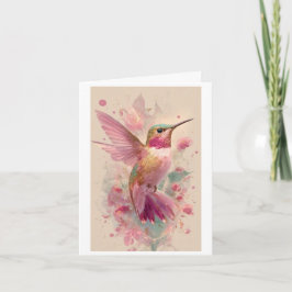 hübsche Vogel-Design-Karte Karte