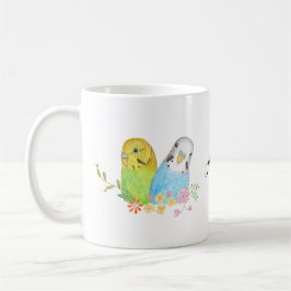 Hübsche Vogelbudgie Parakeet Parrot Individuelle N Kaffeetasse