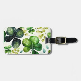 HÜBSCHE WASSERFARBE ST PATRICKS TÄGLICHE KLEEBLÄTT GEPÄCKANHÄNGER