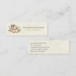 Hübsche Wasserfarben-Hirsche, die Boho ablegen Mini Visitenkarte