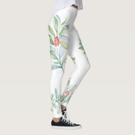 Hübsche Weihnachten in Rot und Grün Leggings