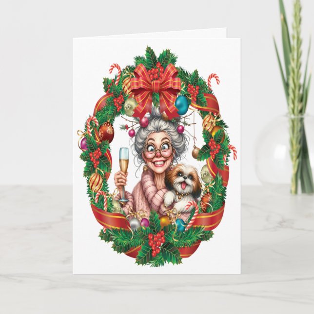 Hübsche Weihnachten Karte (Vorderseite)