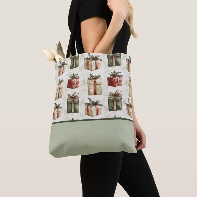 Hübsche Weihnachtsgeschenke, Holly, Farbblock Tasche (Von Nahem)