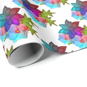 Hübsche Weihnachtssukkulatur Geschenkpapier