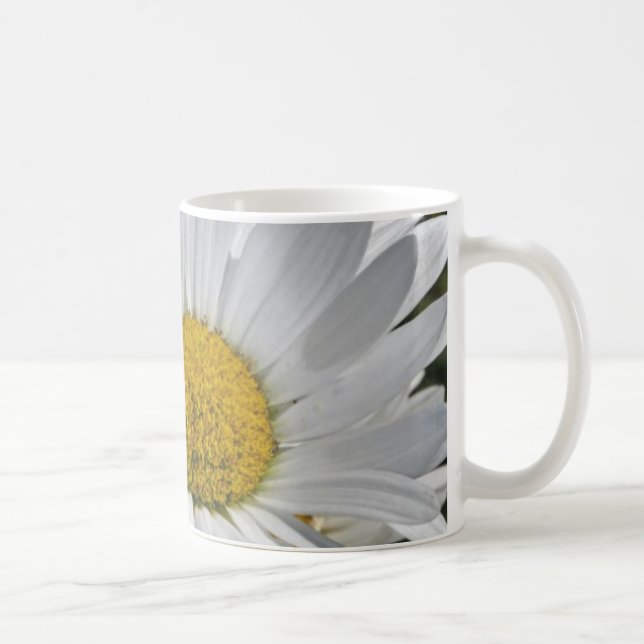 Hübsche Weißblüten Kaffeetasse (Rechts)