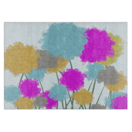 Hübsche Wildblumen Schneidebrett