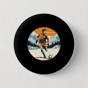 Hübsche Wintersaison für Fußball- und Sportbegeist Button
