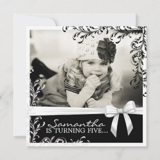 Hübsche Zebra Print Geburtstagsparty Einladung