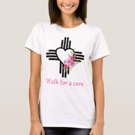 Hübsche Zia Herz Rose Rosa Band Kur Wallauf T-Shirt