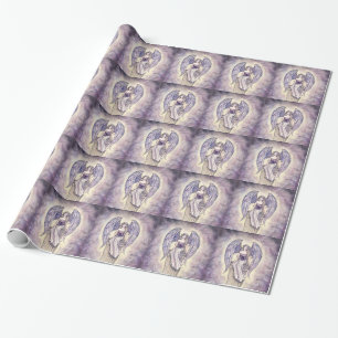 Hübscher Angel Gift Wrap von Molly Harrison Geschenkpapier
