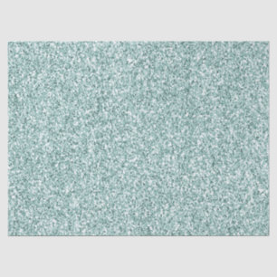Hübscher Aqua Mint Glitzy Glitzer Seidenpapier