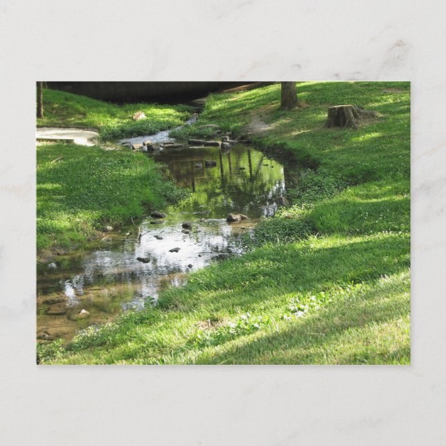 Hübscher Bach Postkarte (Vorderseite)