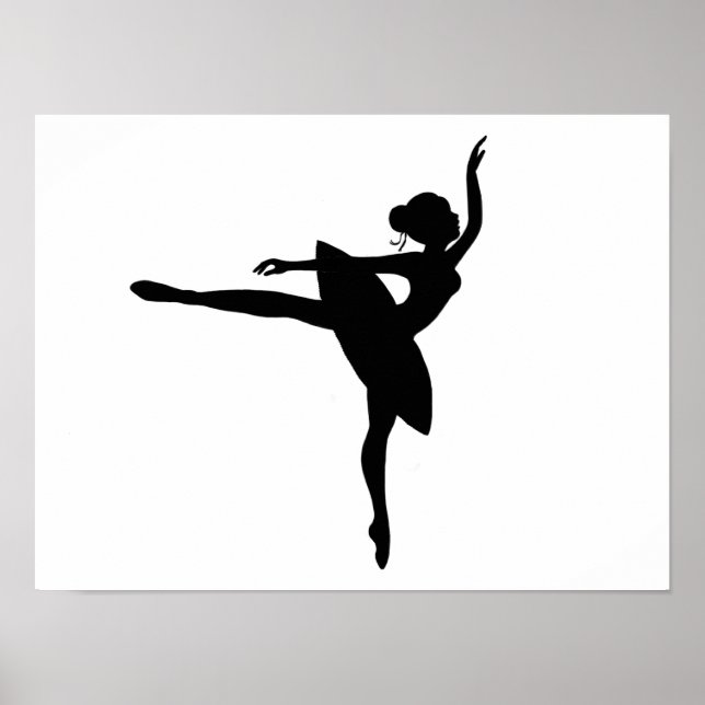 Hübscher Ballerina-Druck Poster (Vorne)
