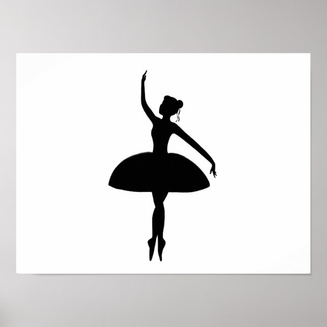 Hübscher Ballerina-Druck Poster (Vorne)