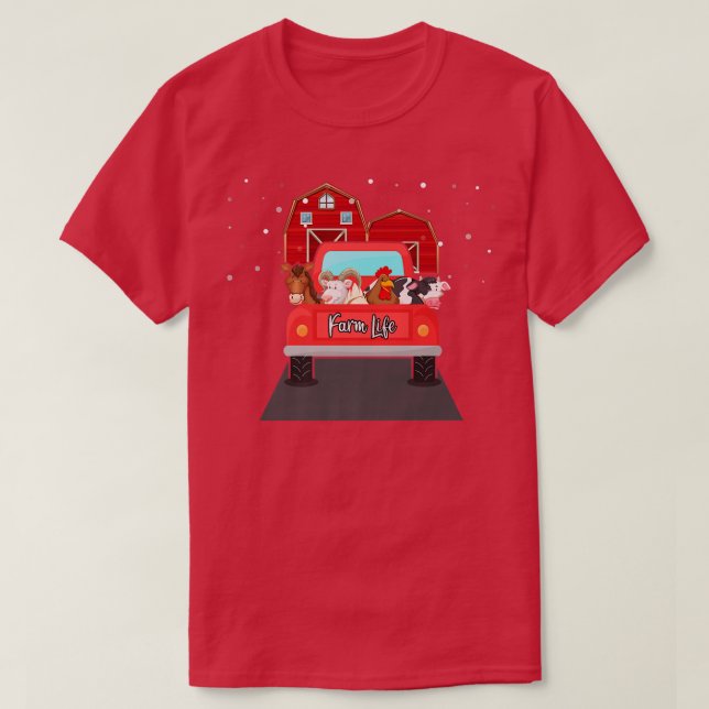 Hübscher Bauer T-Shirt (Design vorne)