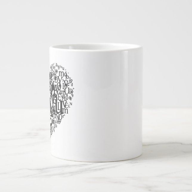 Hübscher Becher Jumbo-Tasse (Vorderseite)