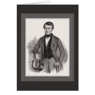 Hübscher Biedermeier Herr-elegantes Vintages