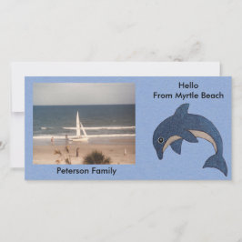 Hübscher Blauer Ozean-Delphin Zeichne kundenspezif