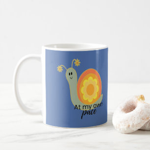 Hübscher Blumen-Schnecken-Kaffeebecher, Retro-Blum Kaffeetasse