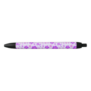 Hübscher Blumendruck Lila und rosa am Lavendel Kugelschreiber
