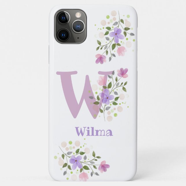 Hübscher Blumenentwurf Personalisierter Handy-Fall Case-Mate iPhone Hülle (Rückseite)