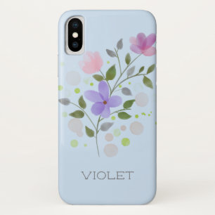 Hübscher Blumenentwurf Personalisierter Handy-Fall Case-Mate iPhone Hülle