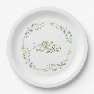Hübscher Blumenstrauß Pappteller