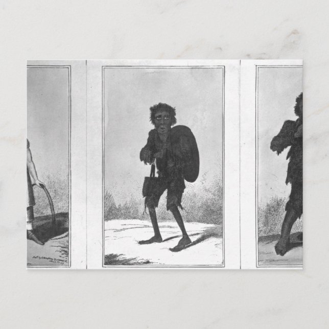 Hübscher Bob, Armer Bob, Bandy Bob, 1819 Postkarte (Vorderseite)