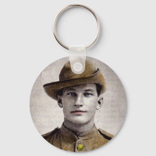 hübscher Boer War Soldat Schlüsselanhänger