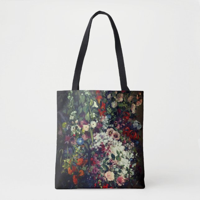 Hübscher Bouquet von Blume in einer Vase Tasche (Vorderseite)