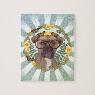 Hübscher Boxerhund-Jigsaw-Puzzle