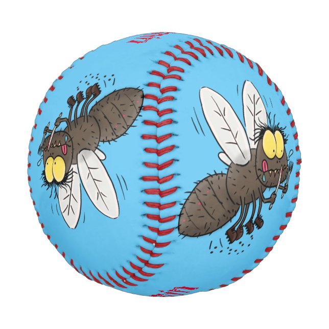 Hübscher Cartoon Baseball (Schrägansicht)