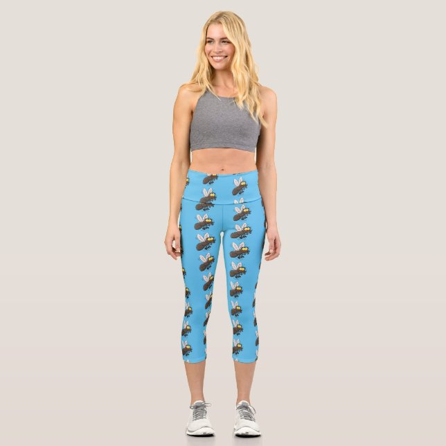 Hübscher Cartoon Capri Leggings (Vorderseite)