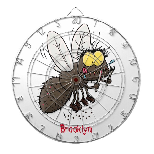 Hübscher Cartoon Dartscheibe (vorne)