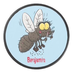 Hübscher Cartoon Eishockey Puck