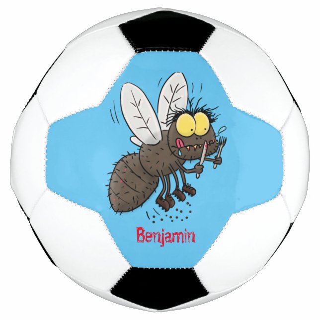 Hübscher Cartoon Fußball (Vorderseite)
