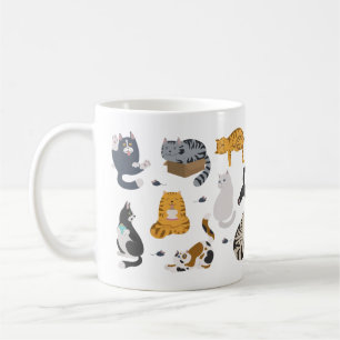 Hübscher Cartoon Kaffeetasse